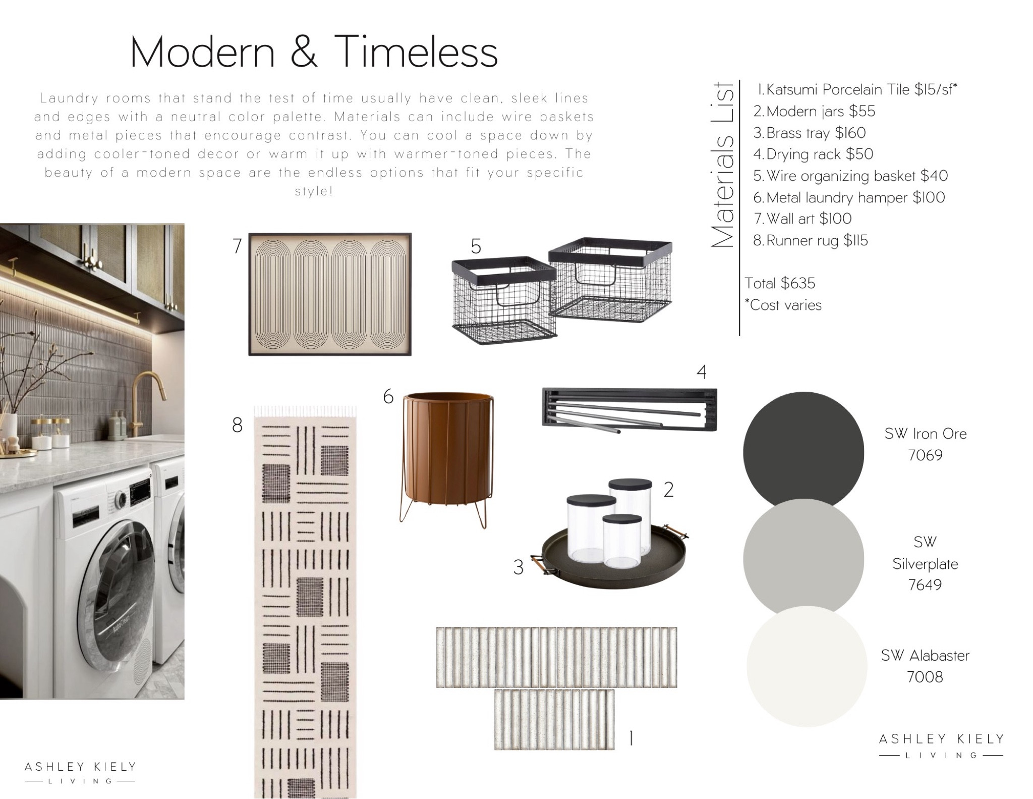 Modern and timeless laundry room diy remodel! 

#LTKHome