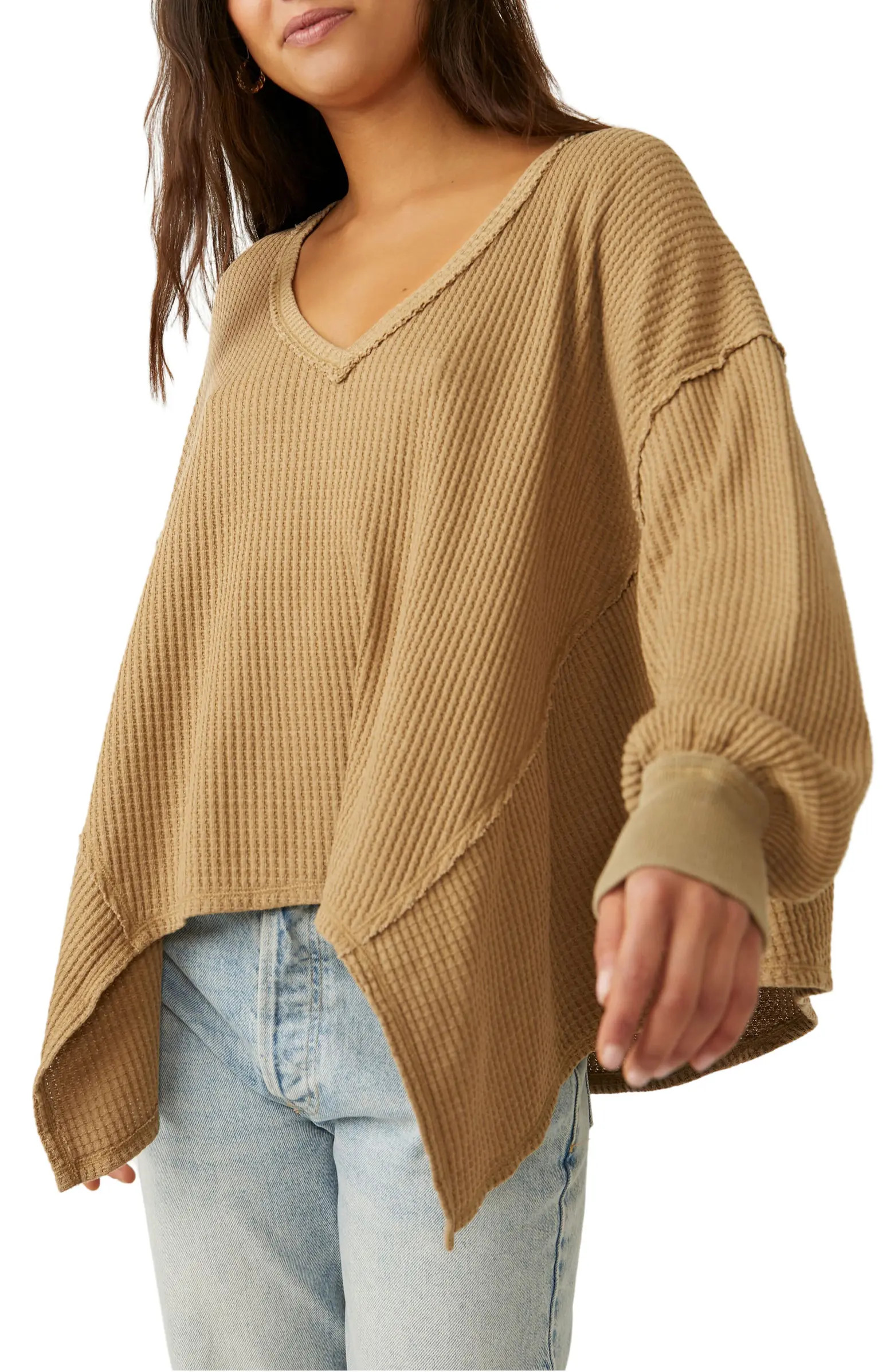 Coraline Balloon Sleeve Thermal Top | Nordstrom