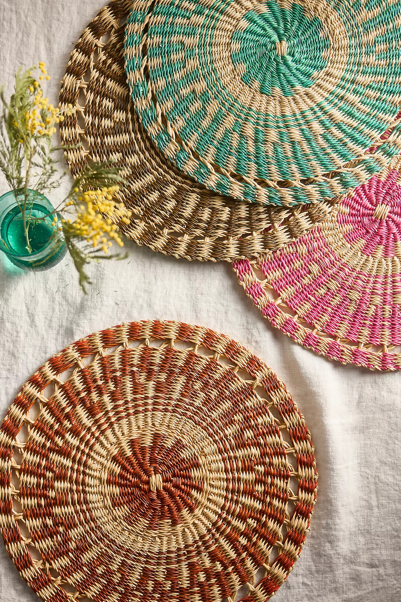 Woven Vetiver Grass Placemat | Terrain
