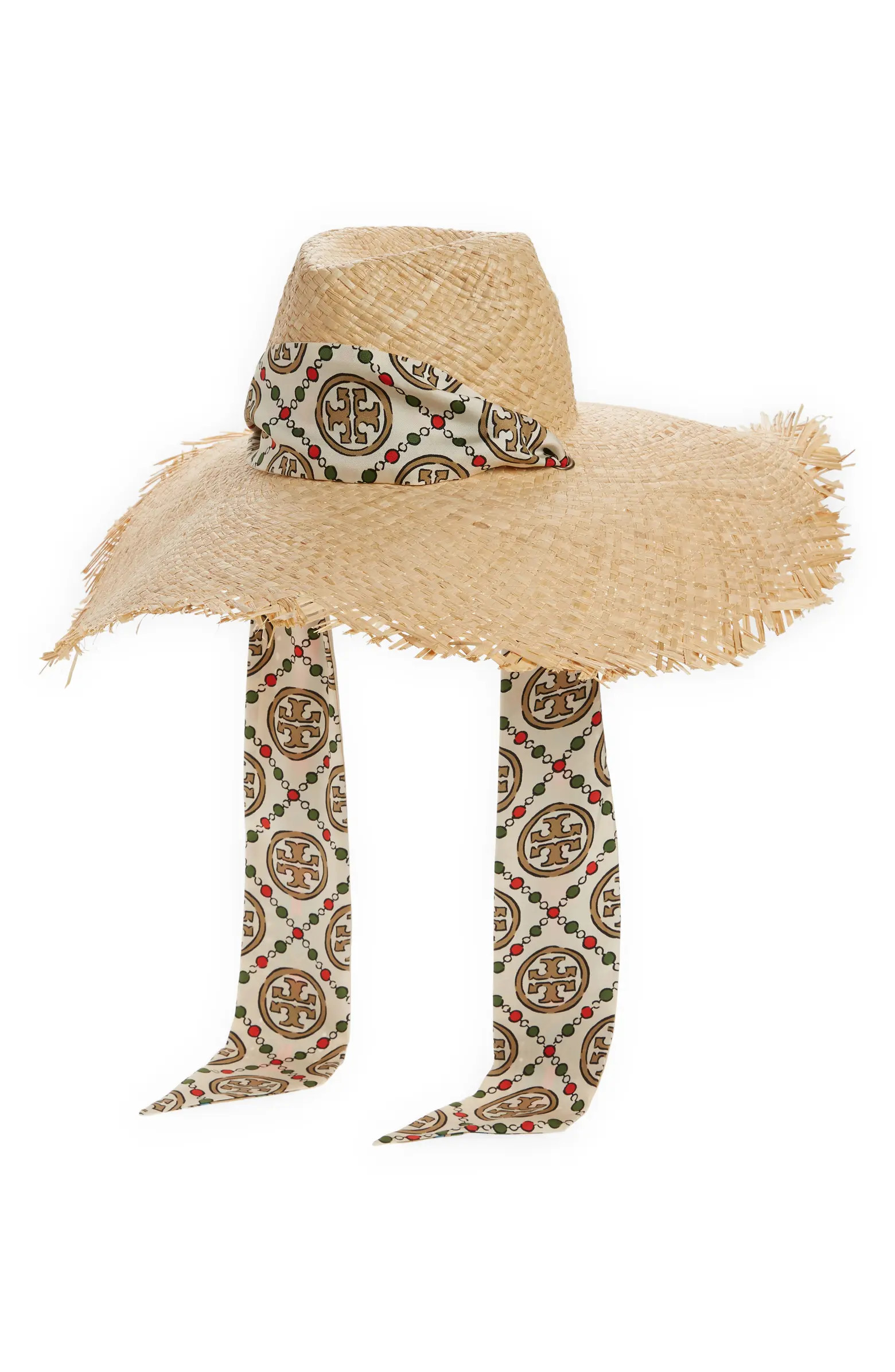Tory Burch Frayed Edge Straw Hat | Nordstrom | Nordstrom