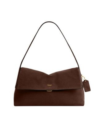 Chelsea Large Suede Shoulder Bag 36 | Macy's