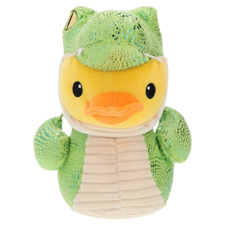 Small Crocodile Duck Plush, Green and Yellow, Summer by Way To Celebrate | Walmart (US)