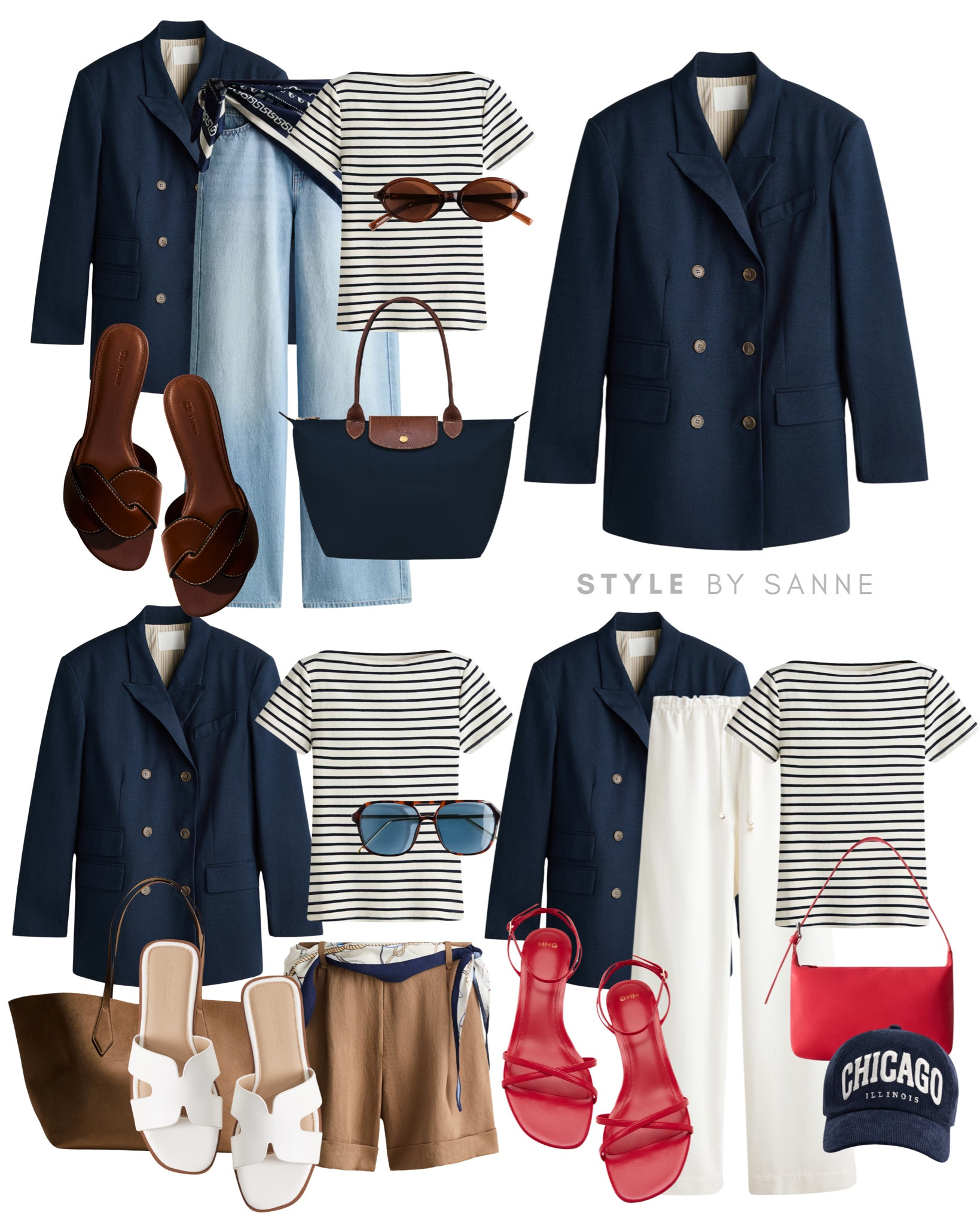 One navy blue blazer, three outfits!💙

#LTKstyletip #LTKspring #LTKworkwear