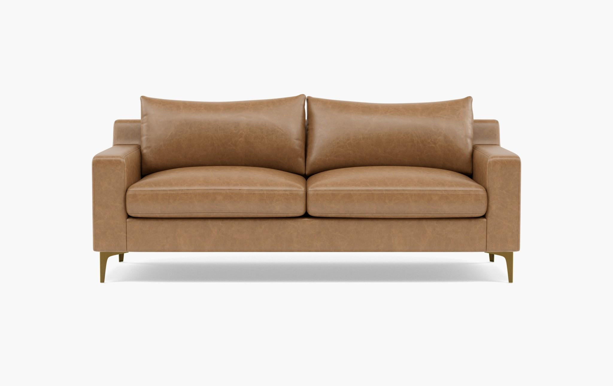 Sloan Leather 4-Seat Corner Sectional Sofa | Interior Define