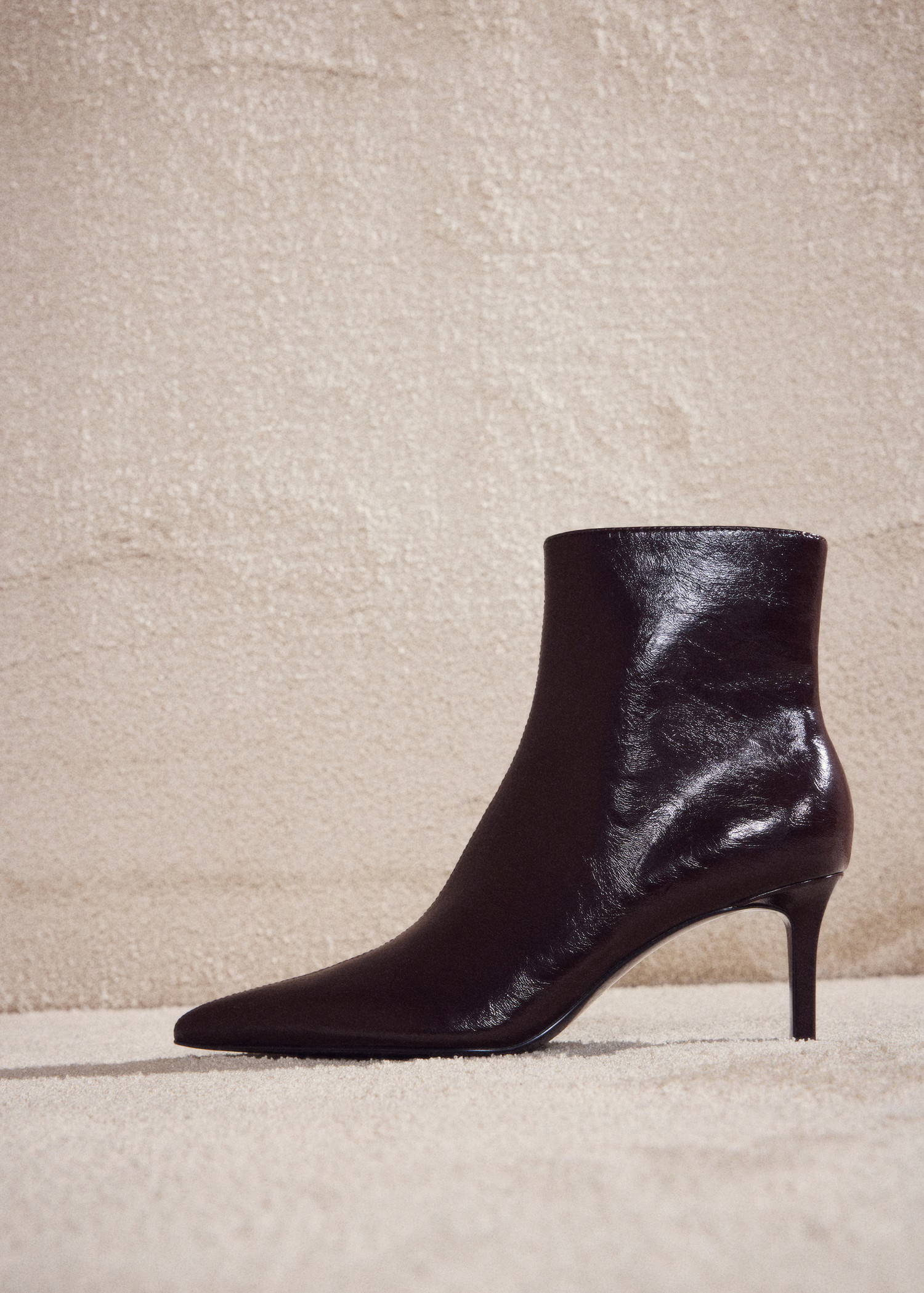 Pointed heel ankle boot | MANGO (UK)