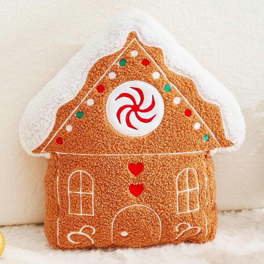 Christmas Gingerbread Man Pillow Gingerbread Pillows Cute Gingerbread Shaped Pillows Christmas De... | Amazon (US)