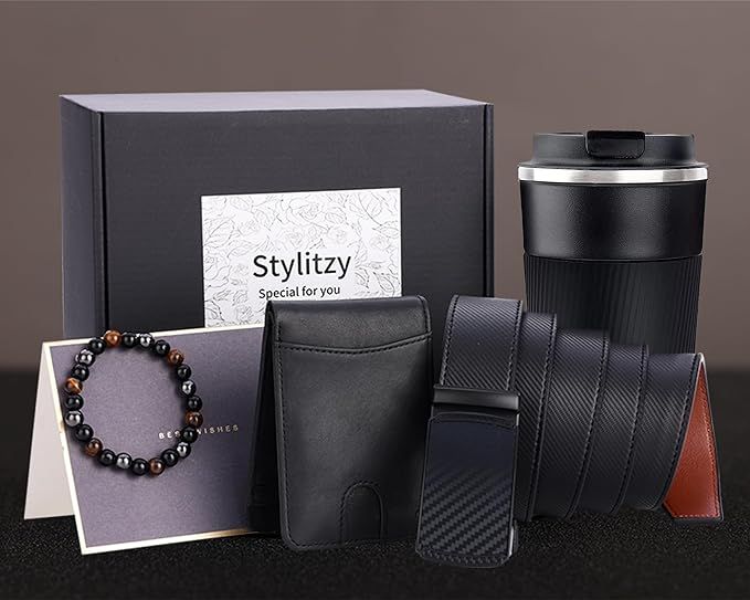 Stylitzy Anniversary Birthday Gifts for Him Practical Mens Gift Set Include Insulated Stainless S... | Amazon (US)