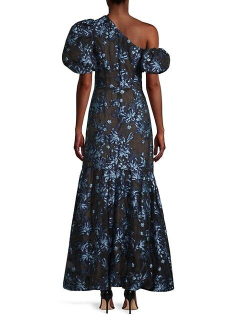 Elliatt Planetary Asymmetric Jacquard Maxi Dress | Saks Fifth Avenue