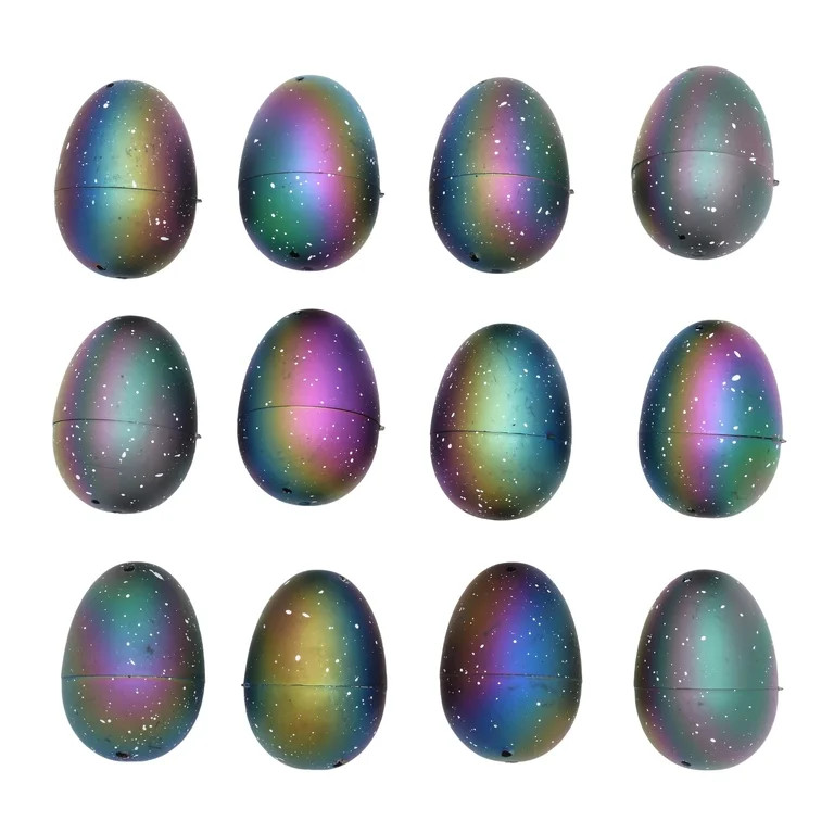 Multicolor Painted Galaxy Eggs, 2", 12 Count, Easter by Way To Celebrate | Walmart (US)