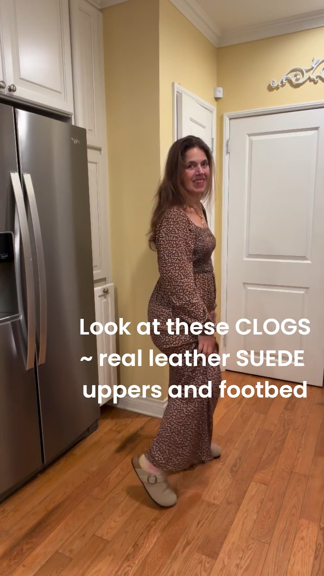Love Bangle Bracelet❤️ 
Hammered Cross Necklace✝️
Flowy Jumpsuit🥳
Emerald cut 💍 

But, these Real Leather SUEDE uppers and footbed with adjustable buckle and arch support on cork sole is an absolute game changer for those of us who love nice things but aren’t prepared to pay those premium prices for clogs.🏷️ 

The aesthetic is there, the suede is soft and supple and the arch support is strong. Use Code Fitory10FY for a 10% discount at checkout👏 #fitoryshoes

Click thru to pick your favorite pieces up today🛍️ 

#braceletlover #braceletsforwomen #springoutfit 

#LTKootd #LTKOver40 #LTKMidsize