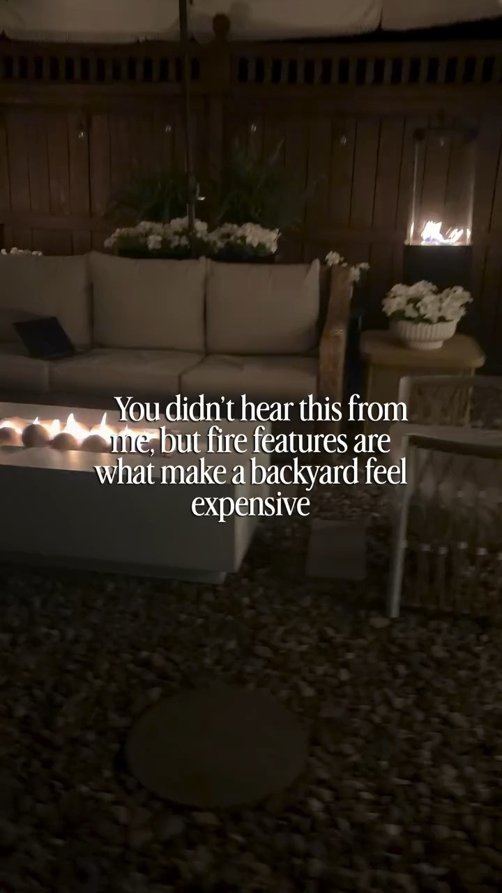 Fire columns that instantly elevate an outdoor space. 🔥

If you’ve been looking for that one finishing touch that makes your backyard feel warm, inviting, and a little more luxurious… this is it.

These are my favorite fire columns, and they’re linked in my LTK.

Comment FIRE and I’ll send you the link.

#amandaandcodesign #ltkhome #outdoorliving
