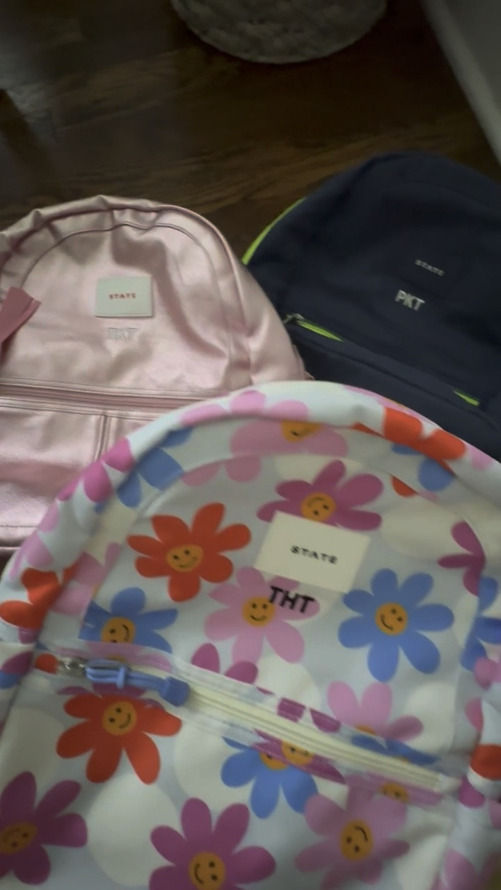 Back to school! 

We have a couple different sizes here. The flower backpack I ordered in the Kanes Kids Size. This is a single pouch backpack, still a good size but doesn’t hold as much. I got this one for my 3 year old going to preschool. 

The other three backpacks are the Double Pocket backpacks and they’re perfect size for your kiddos!

#LTKkids #LTKBacktoSchool #LTKfamily