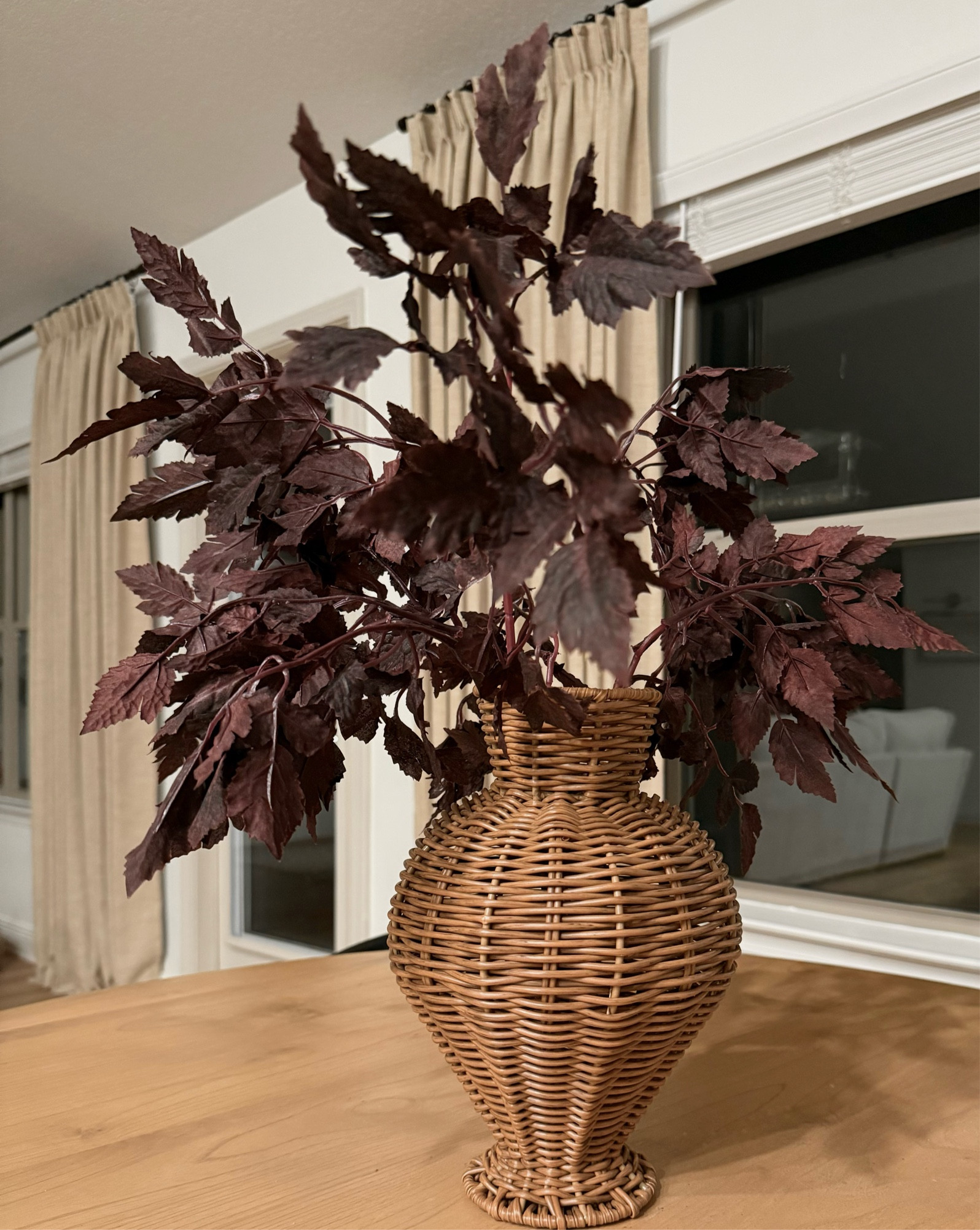 Affordable Fall Stems & Vase