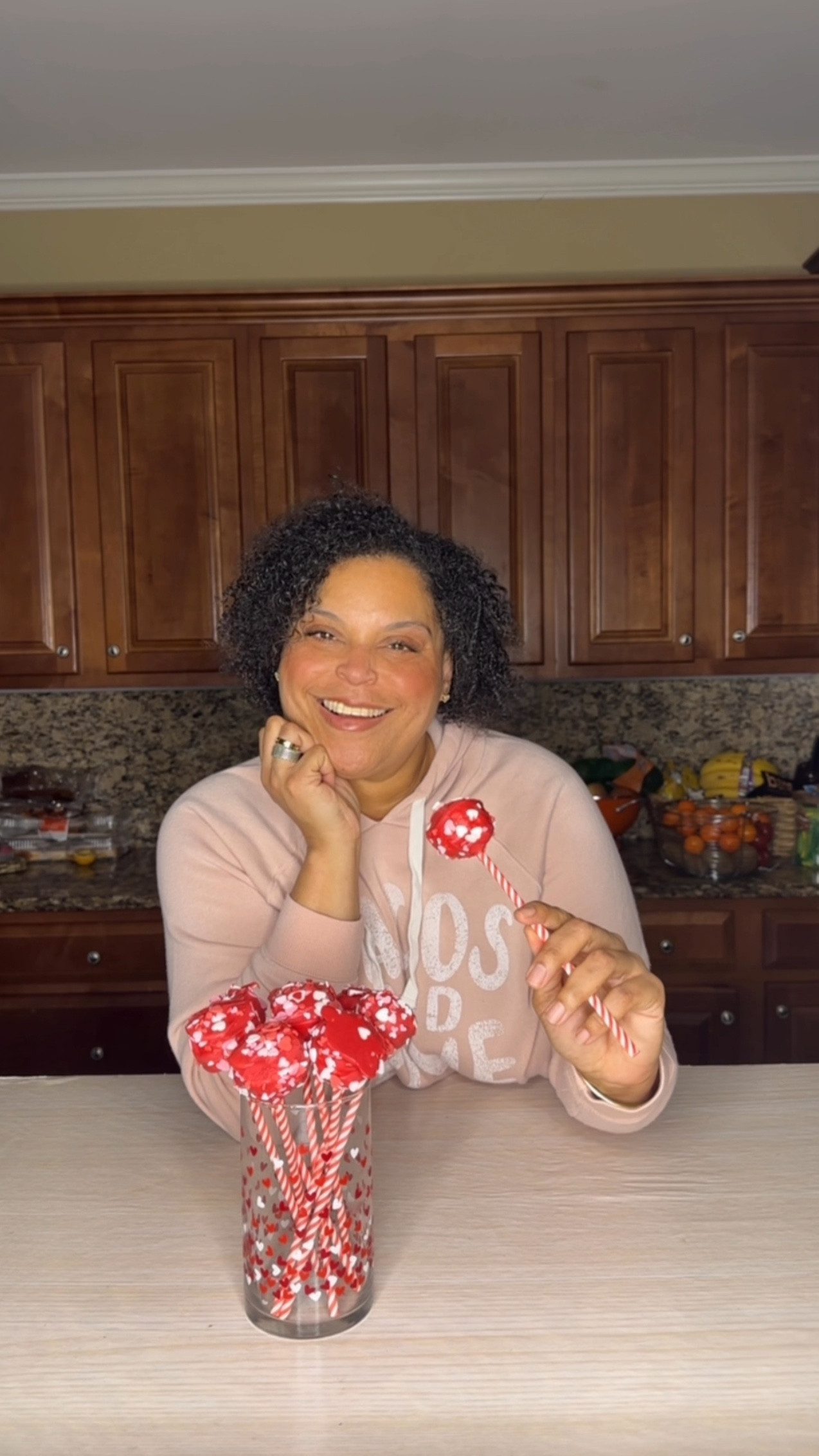 3 ingredient cake pops make this a fun, tasty and easy Valentines treat 
Cake Pops Valentines Party Treats Semi Homemade Kitchenaid Stand Mixer Sprinkles Candy Melts Classroom Treats

#LTKSeasonal #LTKHome