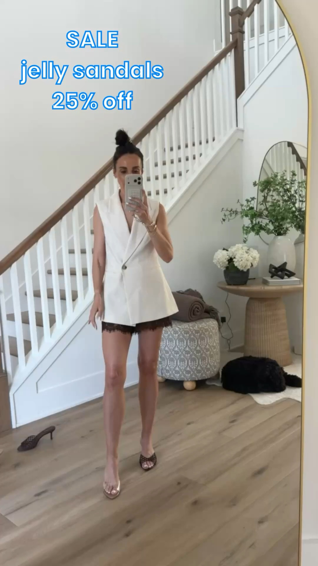 Jeffrey Campbell brown jelly sandals on sale, 25% off.

I'm wearing XS in vest, S in shorts.

dinner outfit, miami outfit ideas, going out outfit, night out outfit, anna monteiro, annabrstyle

#LTKootd #LTKSaleAlert