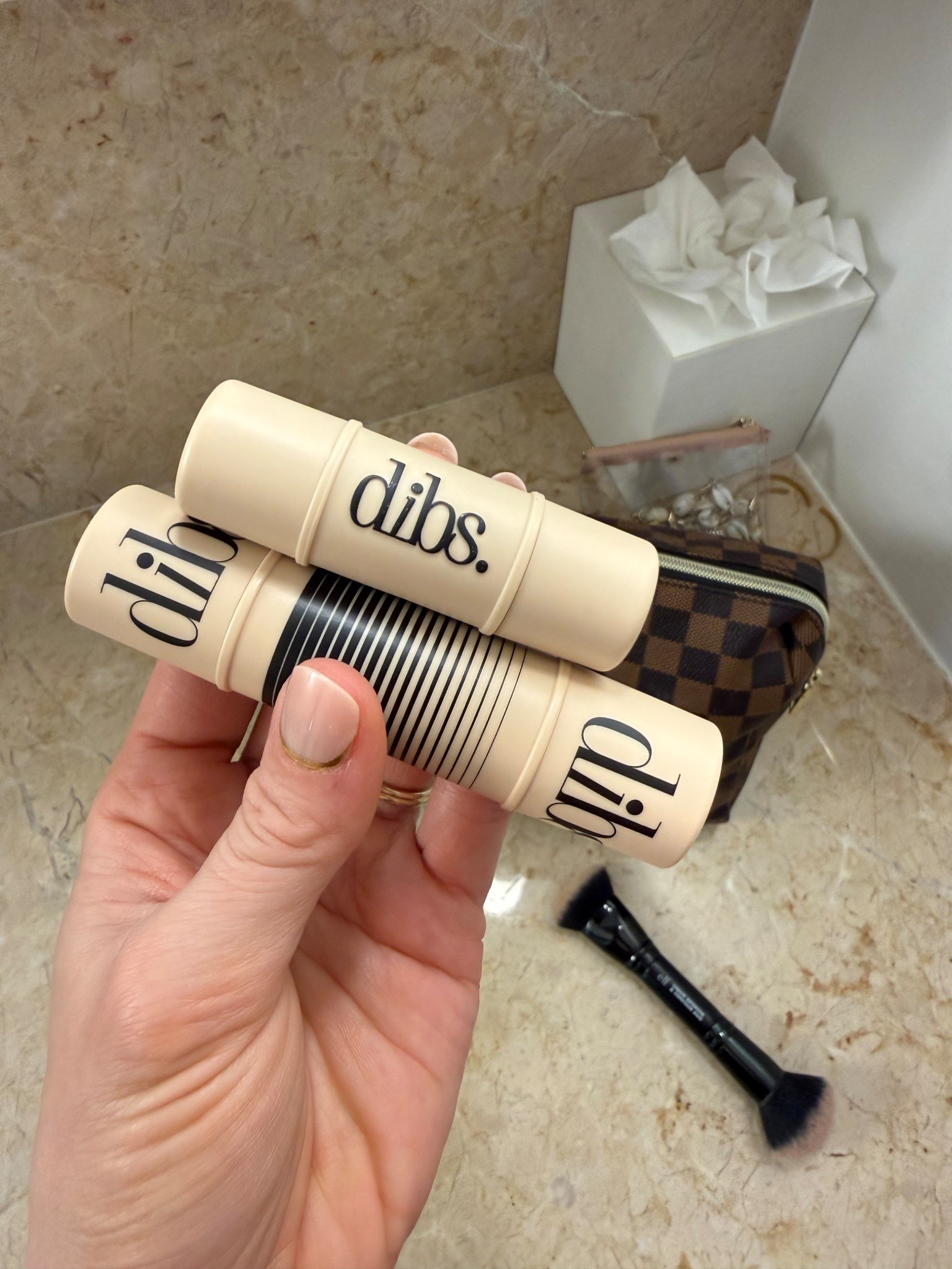 For those asking the size difference between the original Dibs duo blush/bronzer stick and the mini! 
The mini is definitely convenient if you have a small travel make up set and still  want to be able to bring your make up routine with you. 
I wear shade 2!


#LTKTravel #LTKmorningroutine #LTKBeauty