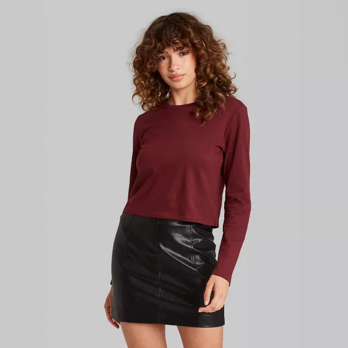 Women's Long Sleeve T-Shirt - Wild Fable™ | Target