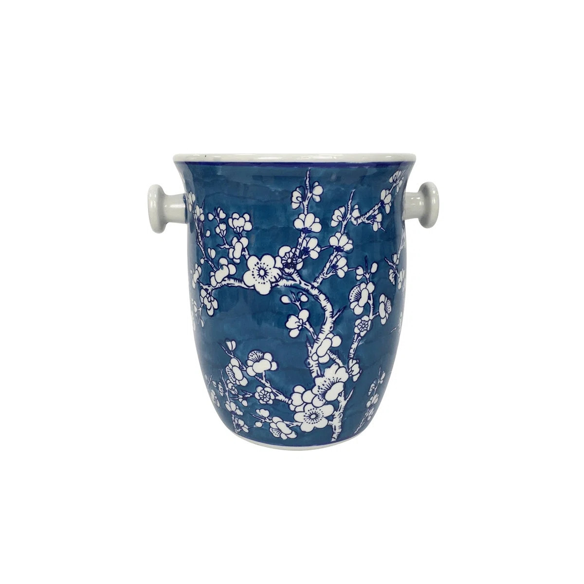 Navy Cherry Blossom Ice Bucket | Wayfair North America