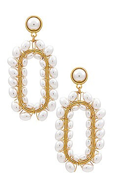 Pearl Oval Earrings
                    
                    8 Other Reasons | Revolve Clothing (Global)