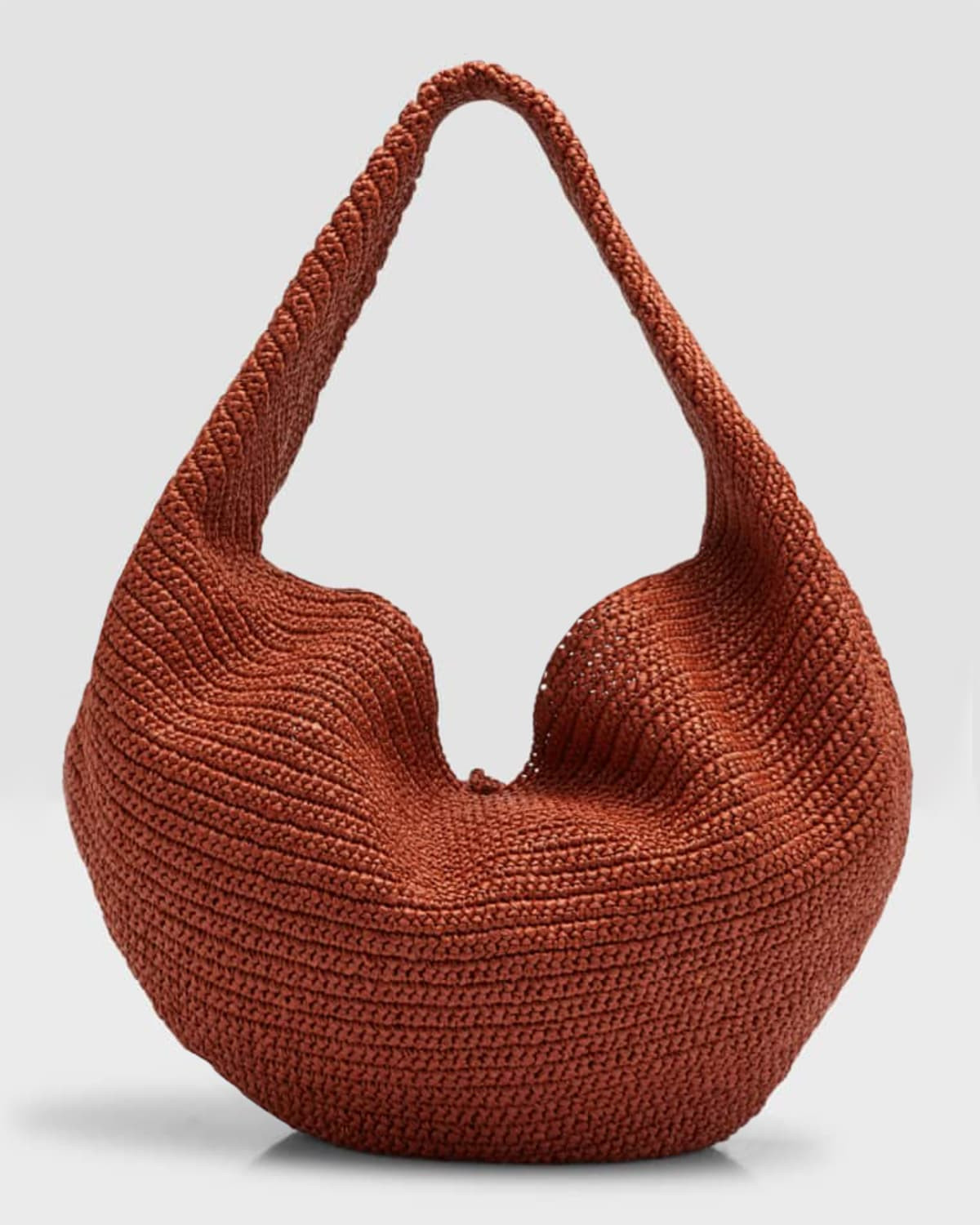 Olivia Large Raffia Hobo Bag | Neiman Marcus