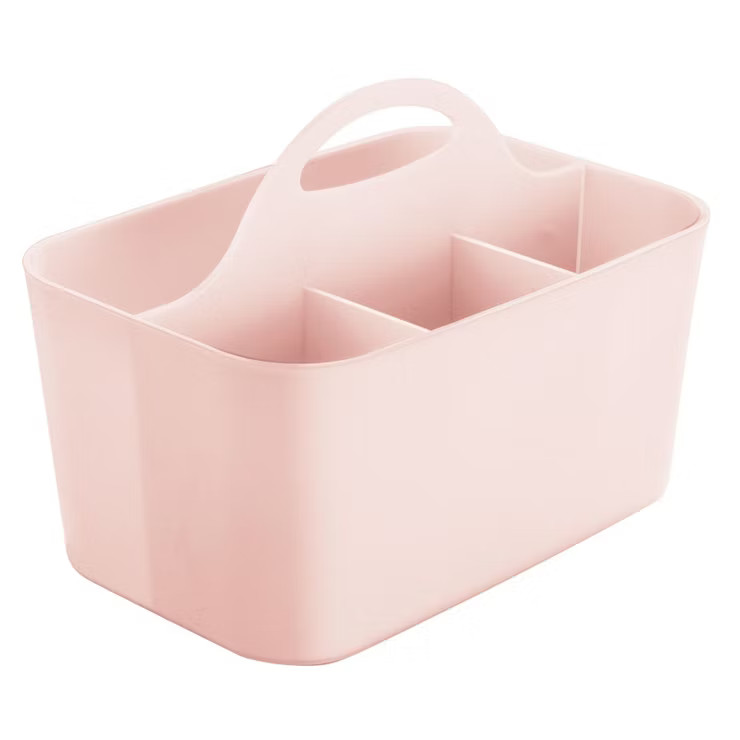 mDesign Plastic Bathroom Storage Organizer Caddy Tote, Small | Target