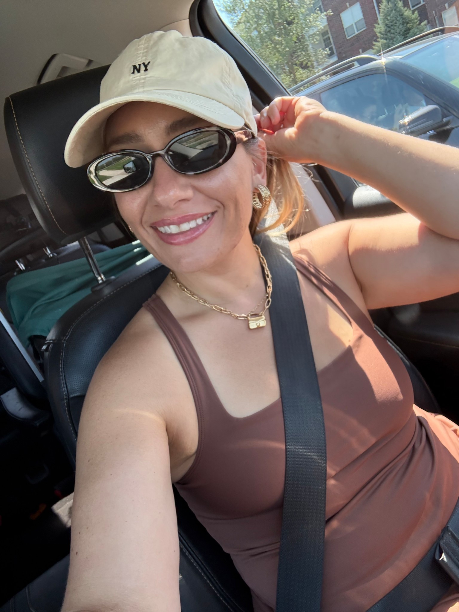 Hat, sunglasses, tennis dress linked!
#active #activewear #tennisdress

#LTKBeauty #LTKActive #LTKStyleTip