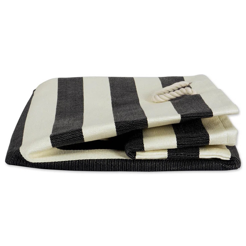 Haines Striped Storage Cube Fabric Bin | Wayfair North America