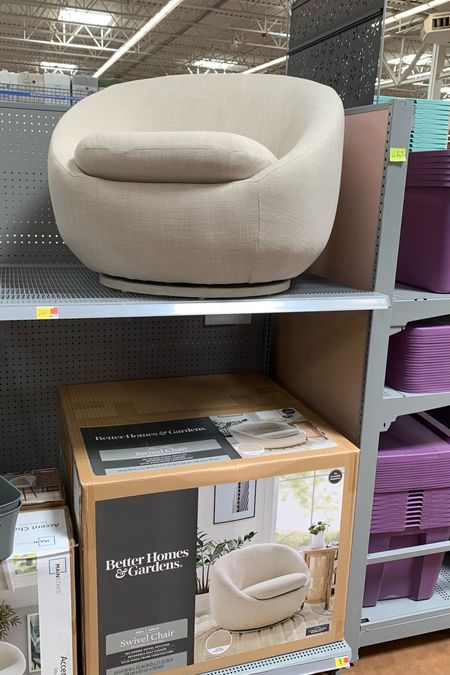 This chair was at my local Walmart today 😍 so beautiful!!! 

#bedroomchair #livingroomchair #upholsteredchair #whiteswivelchair

#LTKsalealert #LTKGiftGuide #LTKhome