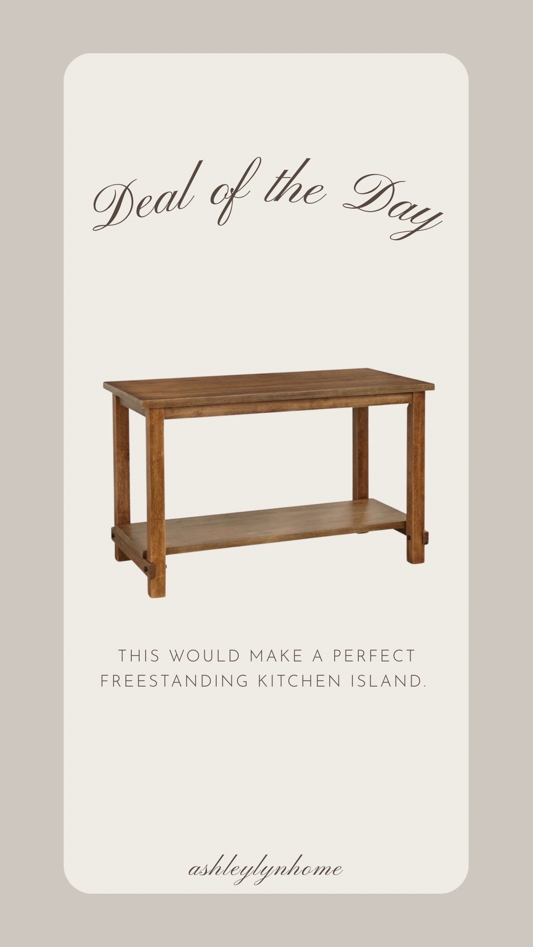 This would make a perfect freestanding kitchen island. The sale price is so good!

#LTKSaleAlert #LTKHome