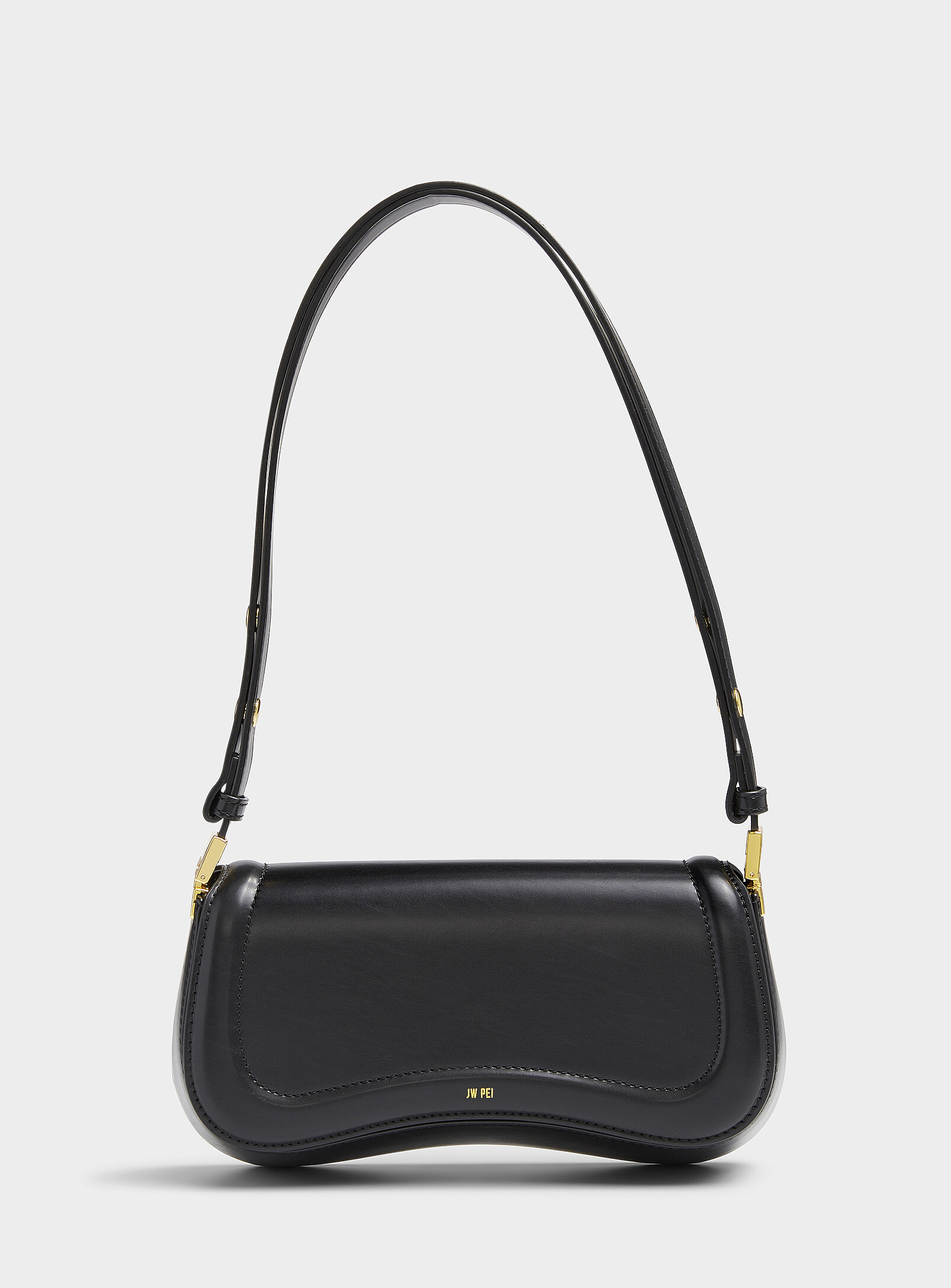 JW PEI - Joy wavy baguette bag (Women, Black, ONE SIZE) | Simons
