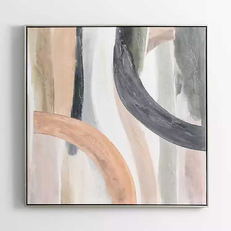 Abstract Lines I Framed Canvas Art Print | Kirkland's Home