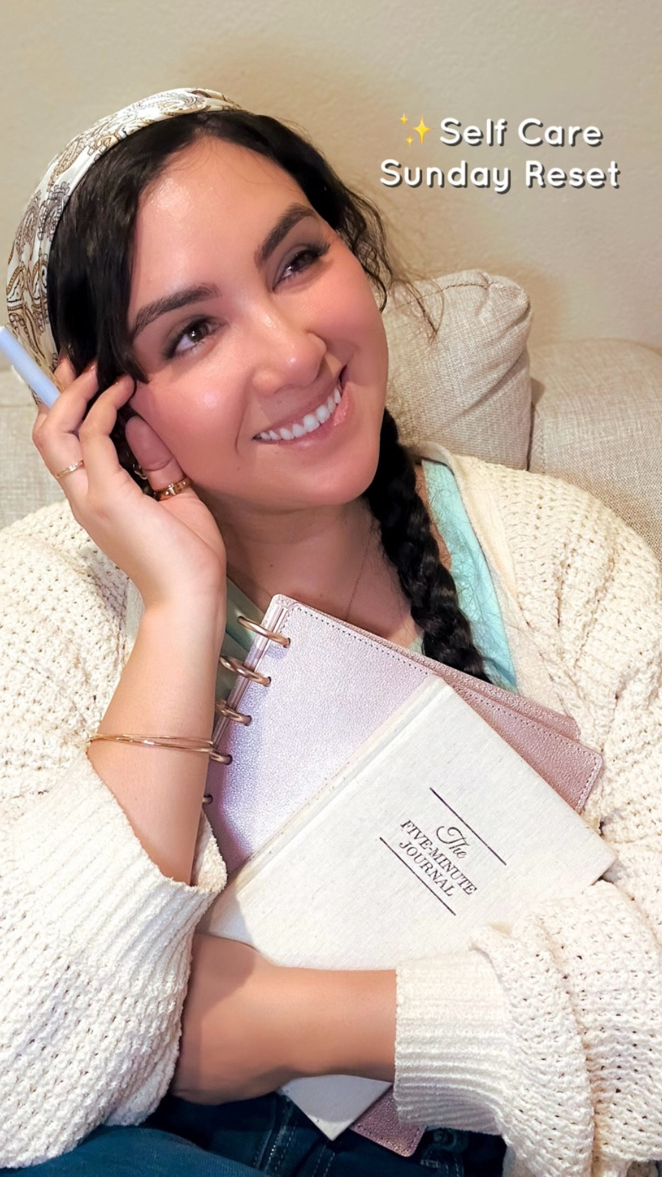 ✨This Sunday I kept things light with a cozy outfit, a few touches around my home to feel peaceful and serene. ☺️

I reminded myself  there is nothing better than setting a mindful intention for the upcoming week. 

🤍Nothing over the top — just focusing on the “good enough” and taking things day by day. We all deserve a little tender love and care in our lives. 

🥰You are magical and deserve to start the week off right! If you’re like me and are needing a little Sunday reset ritual check these out, I hope they help you like they do for me. 🫶🏼

Angie’s Magical Style, Self Care Sunday, Sunday Reset Rituals, Mindfulness journal, soy candle, planner

#LTKHome