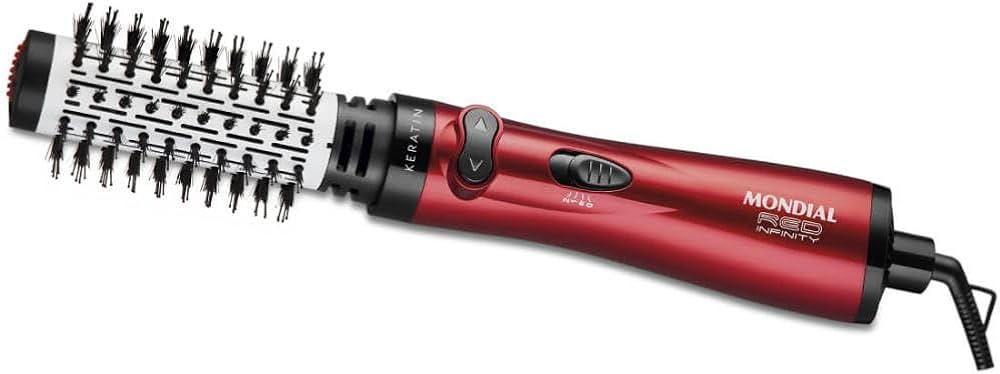 Escova Secadora Rotativa Mondial Red Infinity Keratin 3 em 1 1000W Cabo 360° ER-11 110V | Amazon (BR)