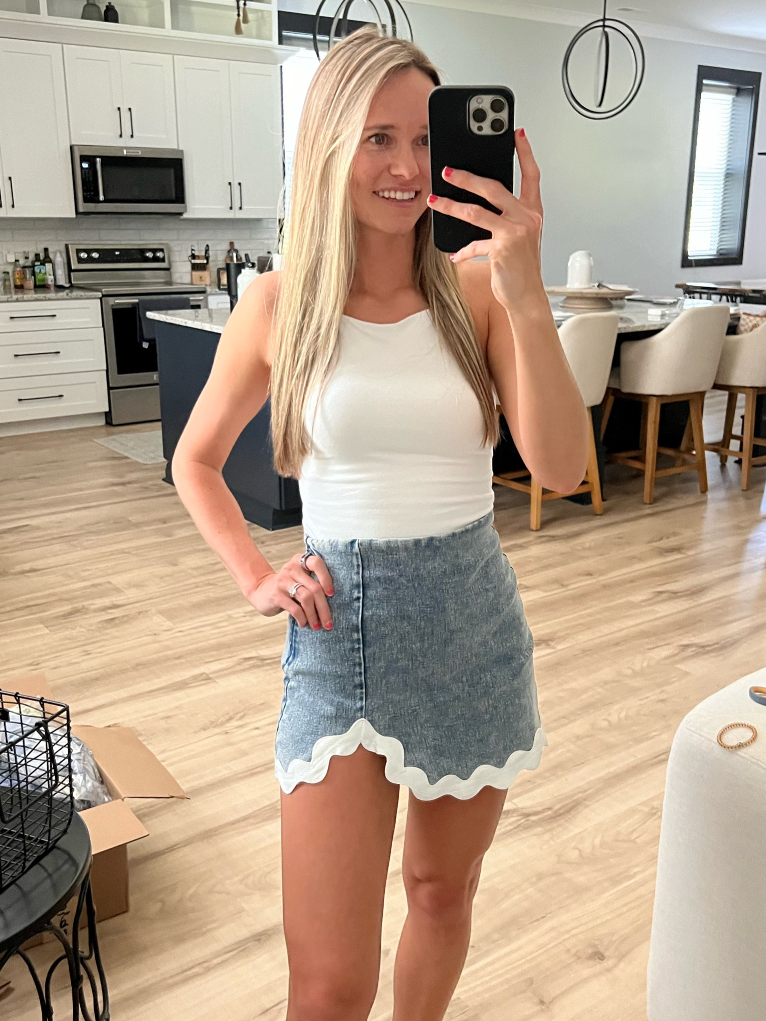 Bodysuit - medium
Skort - small
#countryconcert #countryconcertoutfit #summeroutfit #skortoutfit #jeanskort

#LTKFindsUnder50