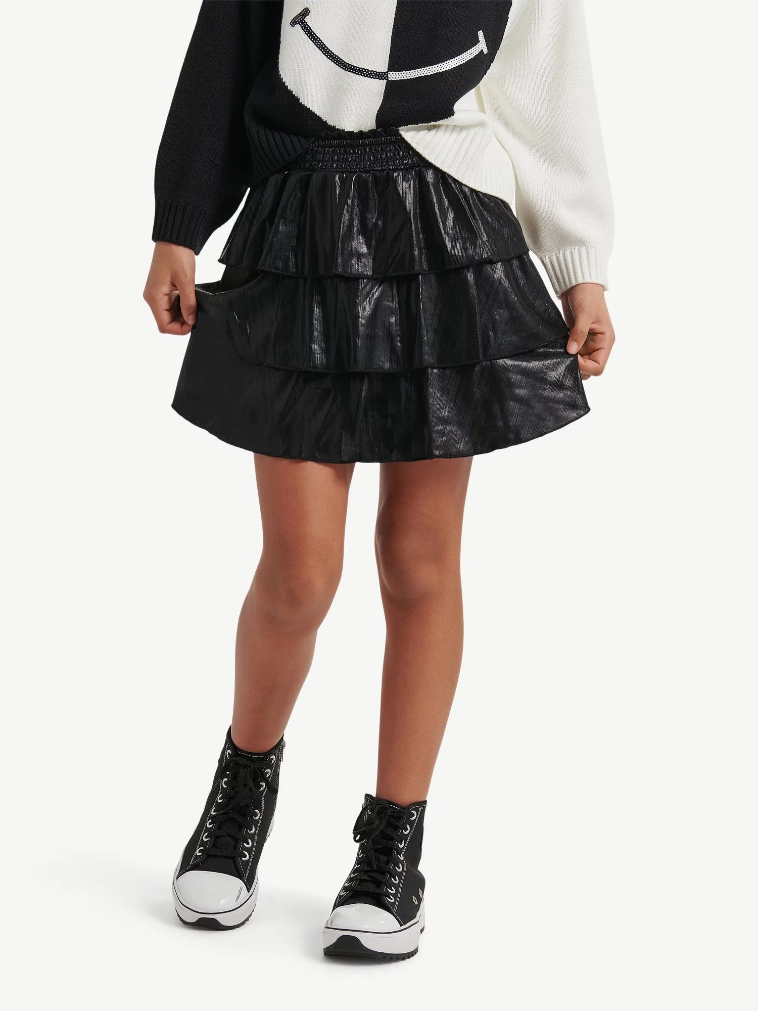 Justice Girls Ruffle Skirt, Sizes XS - (XL Plus) | Walmart (US)