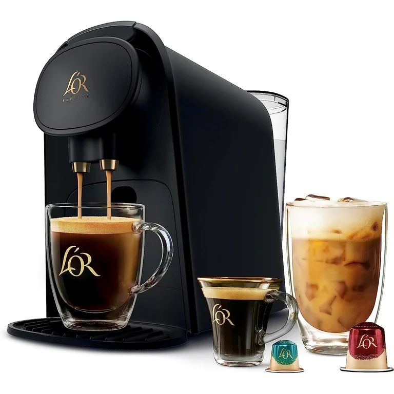 L'OR Barista System Coffee and Espresso Machine Combo by Philips, Black | Walmart (US)