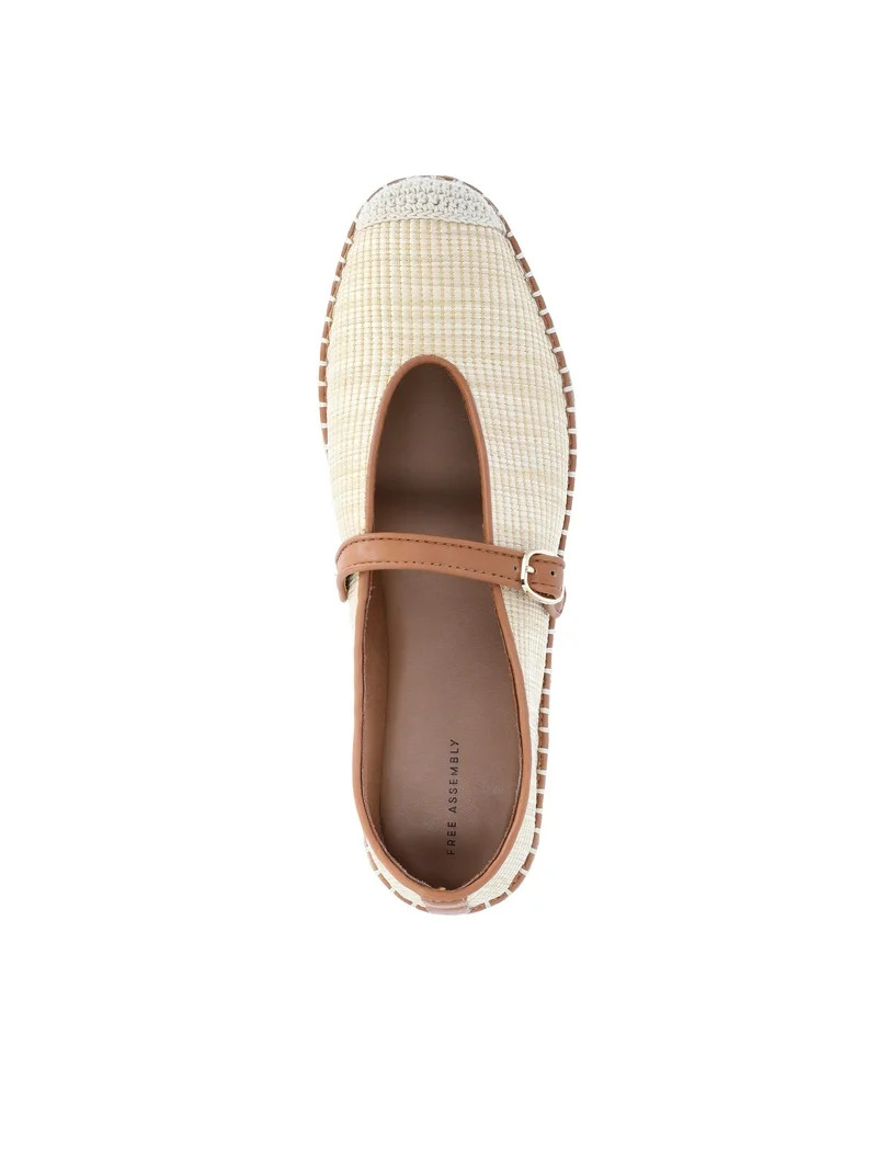 Free Assembly Women's Mary Jane Espadrilles, Sizes 6-11 | Walmart (US)