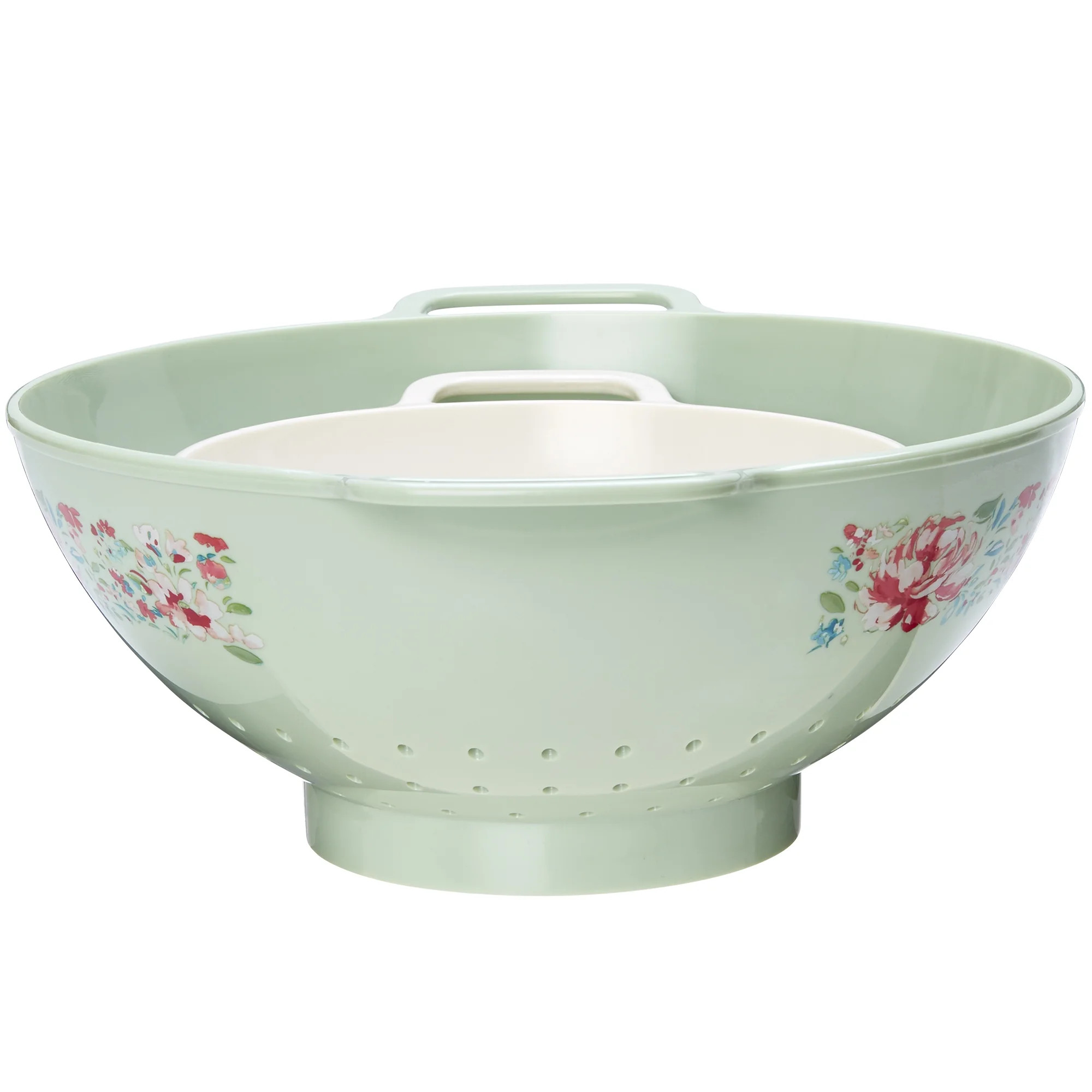 The Pioneer Woman Garden Party 2-Piece Plastic Colander Set | Walmart (US)