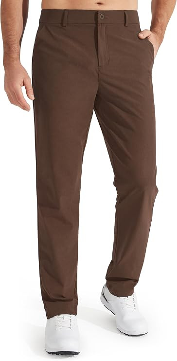 Libin Mens Golf Pants Stretch Work Dress Pants 30"/32"/34" Quick Dry Lightweight Casual Comfy Tro... | Amazon (US)