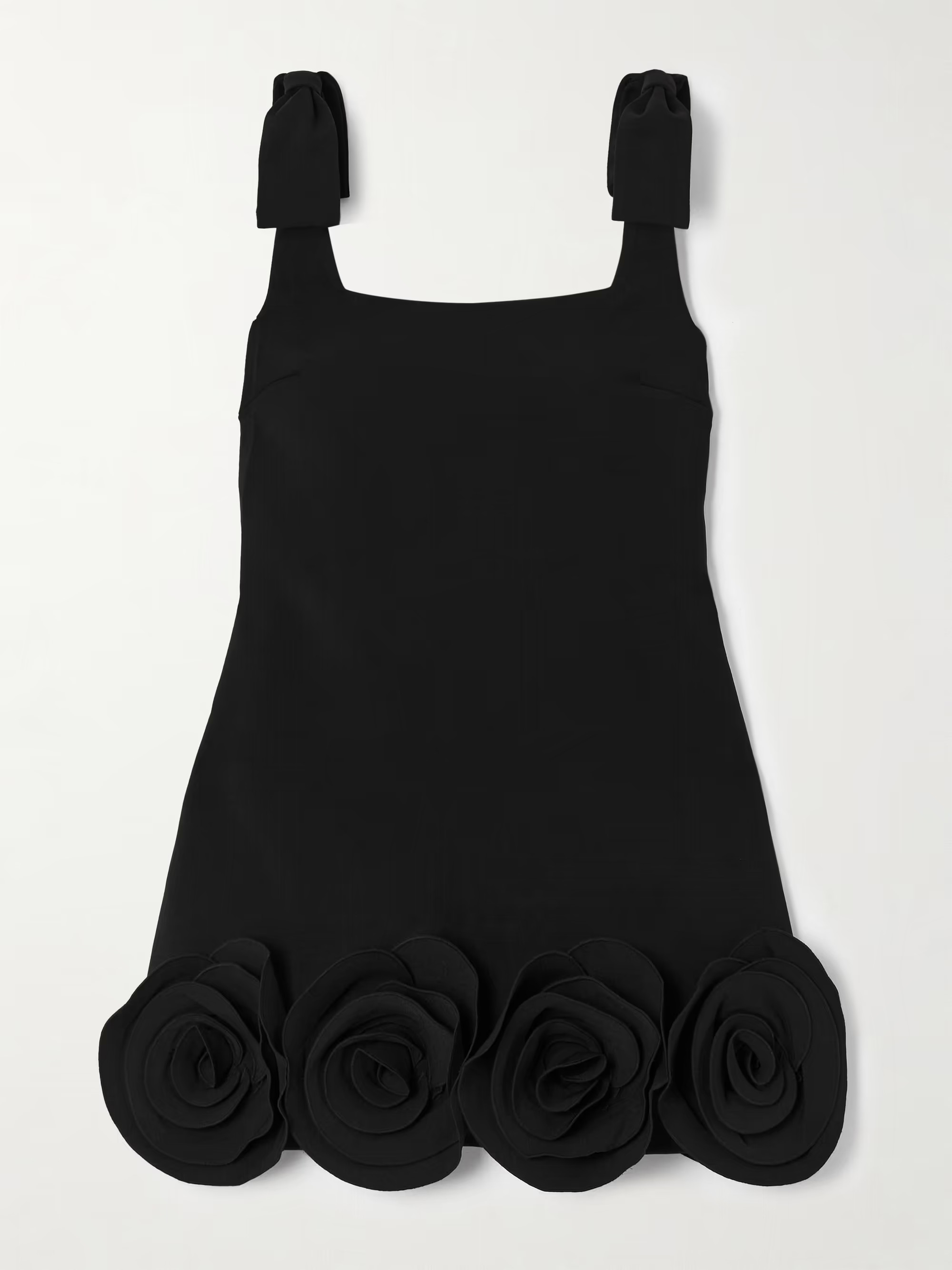 Appliquéd crepe mini dress | NET-A-PORTER (US)