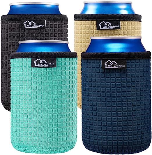 WKieason 12oz Standard Can Sleeves Insulators Sleeves Standard Can Covers 12OZ Beer Bottle Sleeve... | Amazon (US)
