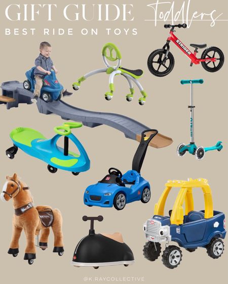 Best Ride on toys for toddlers.  Scooters, mini roller coasters, animals, cars, balance bikes and more!

#ToddlerGifts #RightOnToysForToddlers #ToddlerChristmasGifts #GiftsForKids #KidsGiftGuide #ToddlerGiftGuide

#LTKkids #LTKHoliday #LTKGiftGuide