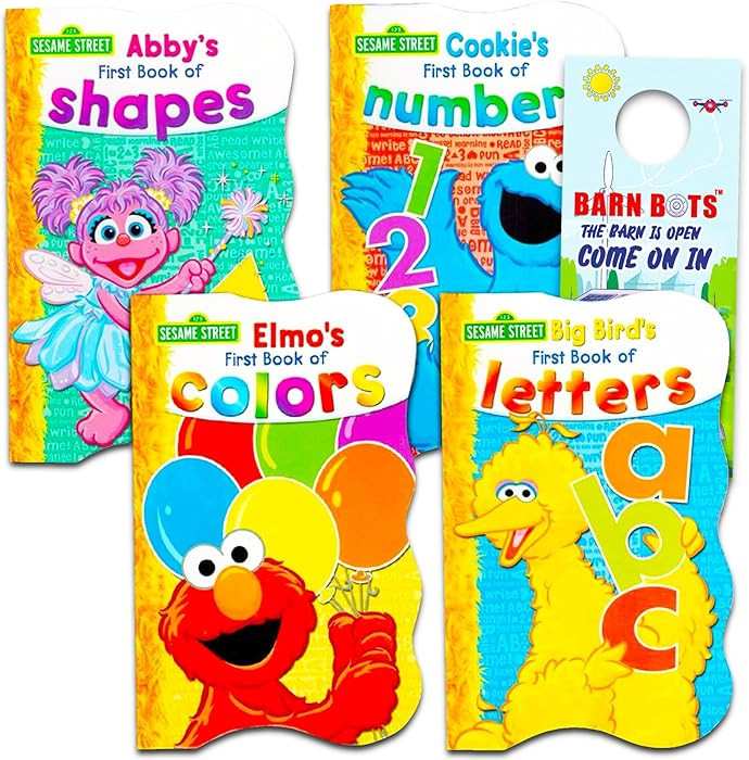 Sesame Street First Books Series; BIG Bird's Letters, Abby's Shapes, Elmo's Colors, Cookie's Numb... | Amazon (US)