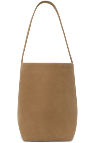 Beige Medium N/S Park Tote | SSENSE