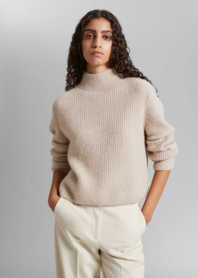 Boxy Heavy Knit Jumper | & Other Stories US