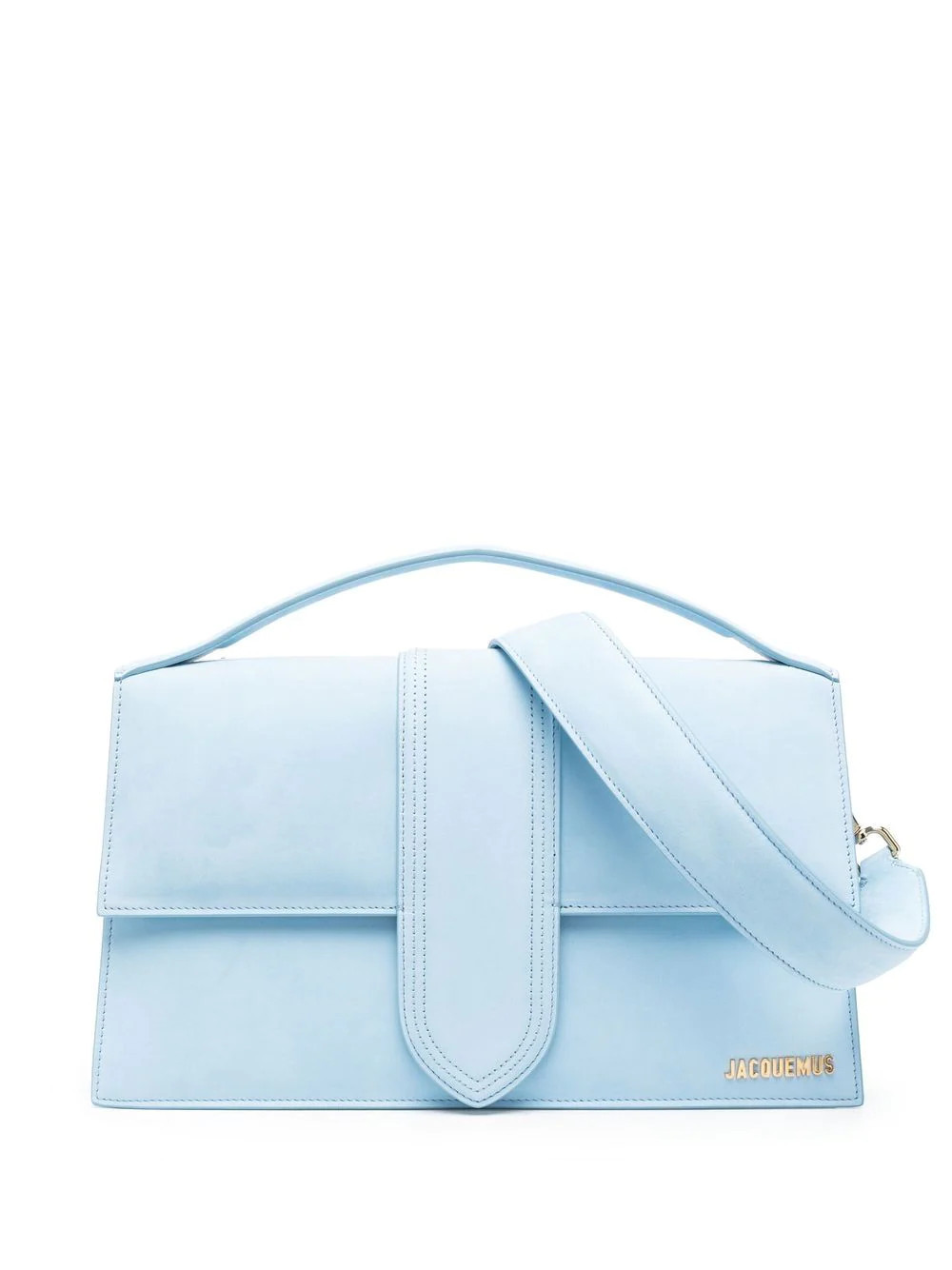 Jacquemus Le Bambinou leather tote bag - Blue | Farfetch Global