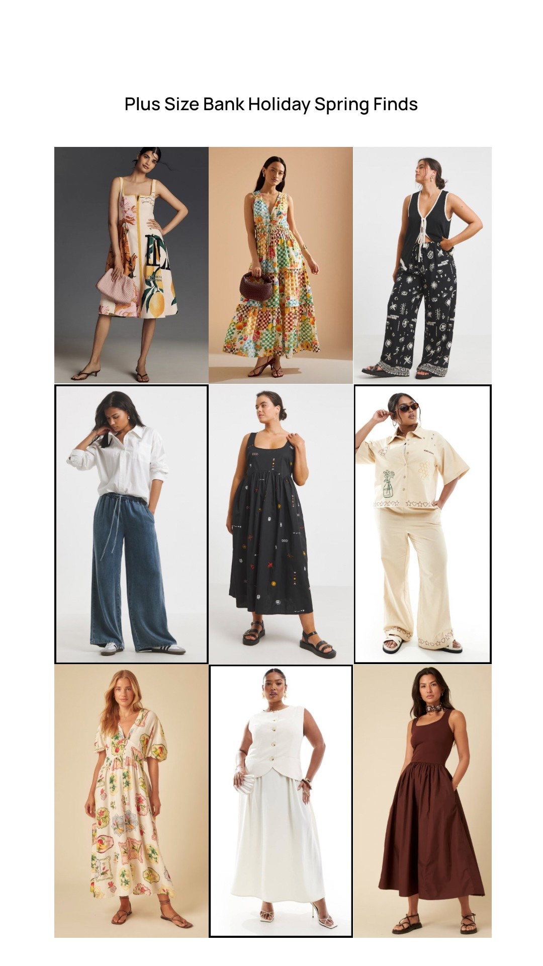 Plus Size Spring Pieces online now 🌷☀️👗 

Spring Dresses Wedding guest dress inspiration casual holiday 