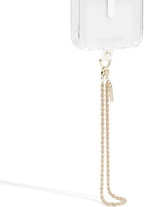 Case-Mate Phone Charm with Gold Rope Chain - Detachable Lanyard, Hands-Free Wrist Strap, Adjustab... | Amazon (US)