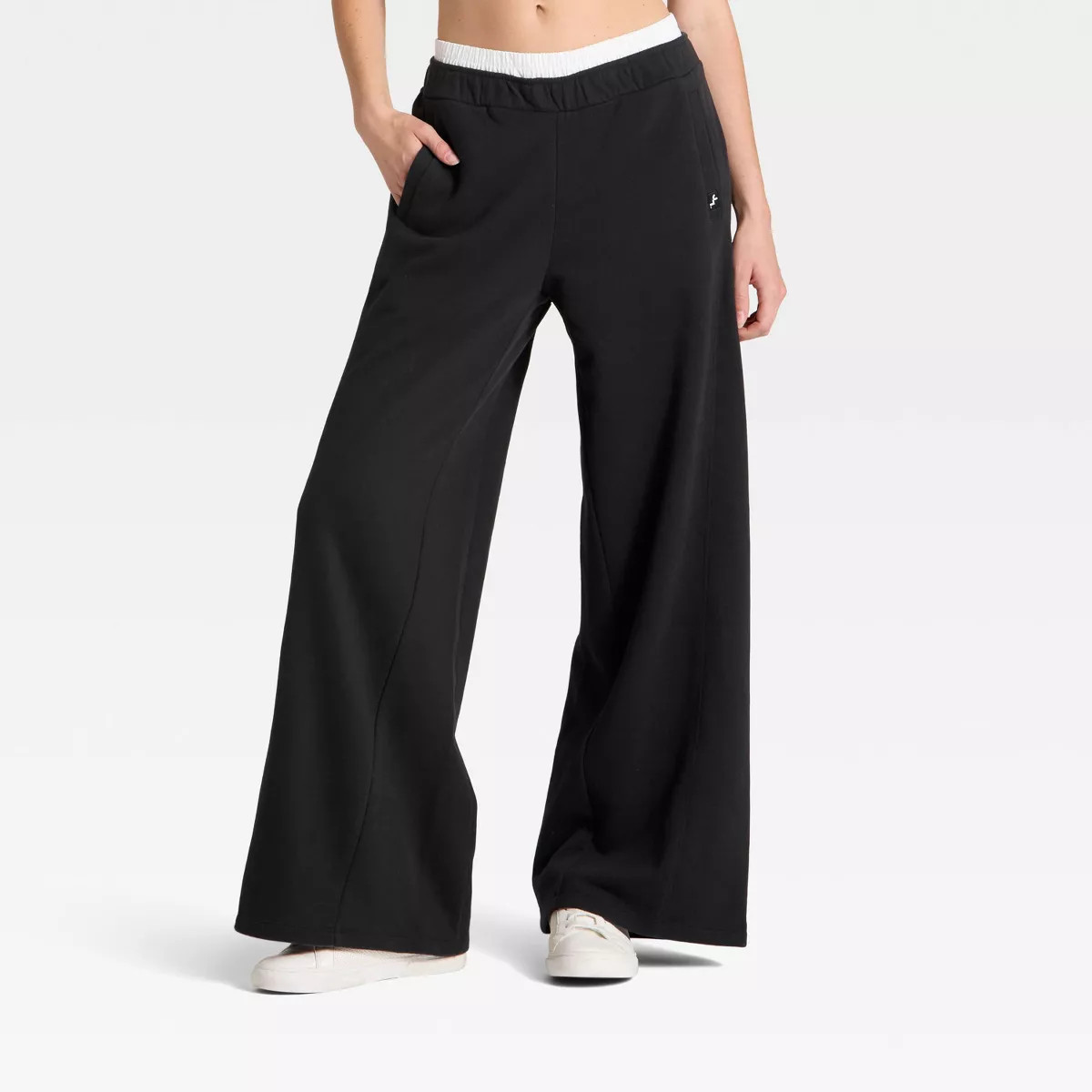 Women's French Terry Wide Leg Sweatpants - JoyLab™ | Target