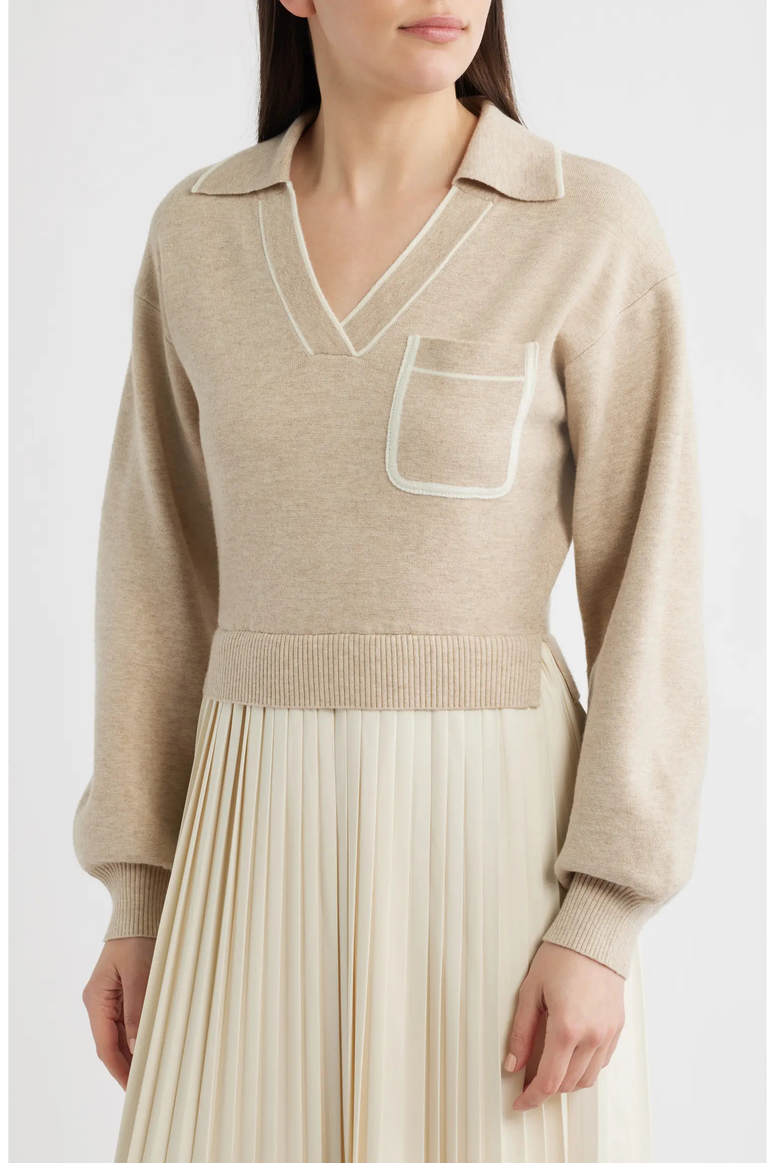 Long Sleeve Twofer Sweater Dress (Women) | Nordstrom | Nordstrom